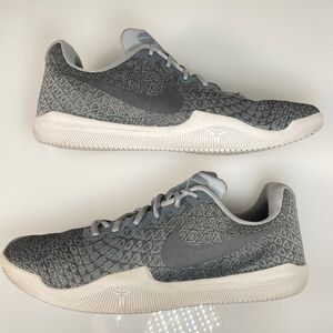 Nike Mamba Instinct Pure Platinum Gray Men's Basketball Shoes Size 9.5